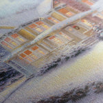 Landscape 073 Canvas Art 60 x 40 cm / Black