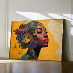 Portrait 073 Canvas Art 60 x 40 cm / Black