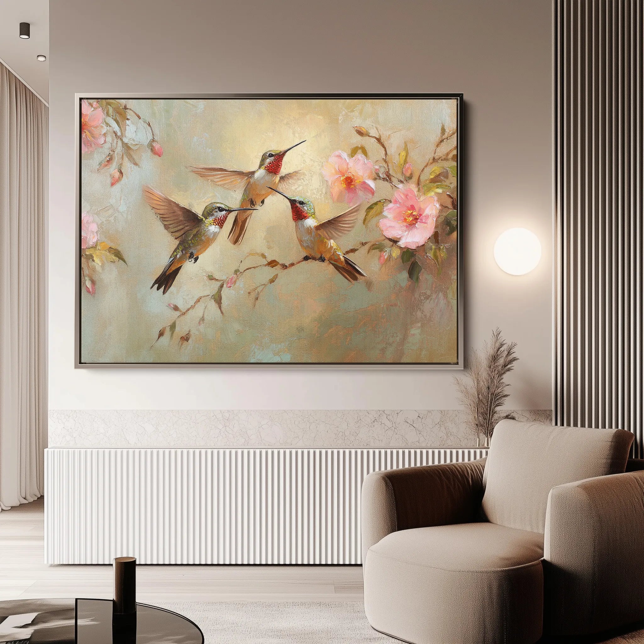 Animals 074 Canvas Art 60 x 40 cm / Black