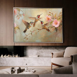 Animals 074 Canvas Art 60 x 40 cm / Black