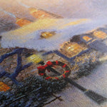 Landscape 074 Canvas Art 60 x 40 cm / Black