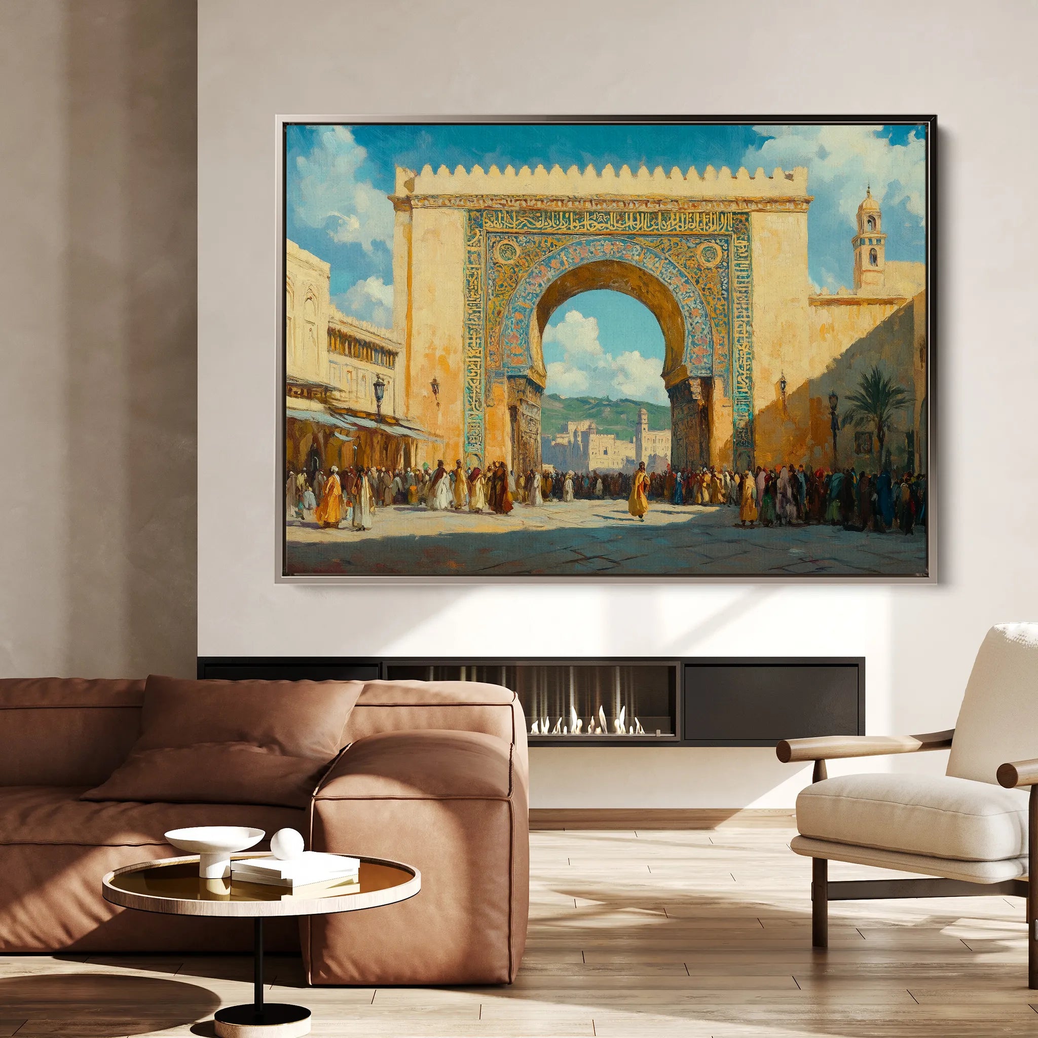 Orientalist 074 Canvas Art 60 x 40 cm / Black