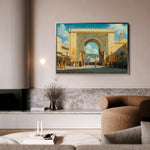 Orientalist 074 Canvas Art 60 x 40 cm / Black