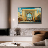 Orientalist 074 Canvas Art 60 x 40 cm / Black