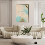 Abstract 075 Canvas Art 60 x 40 cm / Black