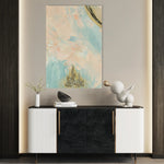 Abstract 075 Canvas Art 60 x 40 cm / Black