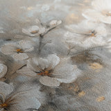 Floral 075 Canvas Art 60 x 40 cm / Black