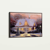 Landscape 075 Canvas Art 60 x 40 cm / Black