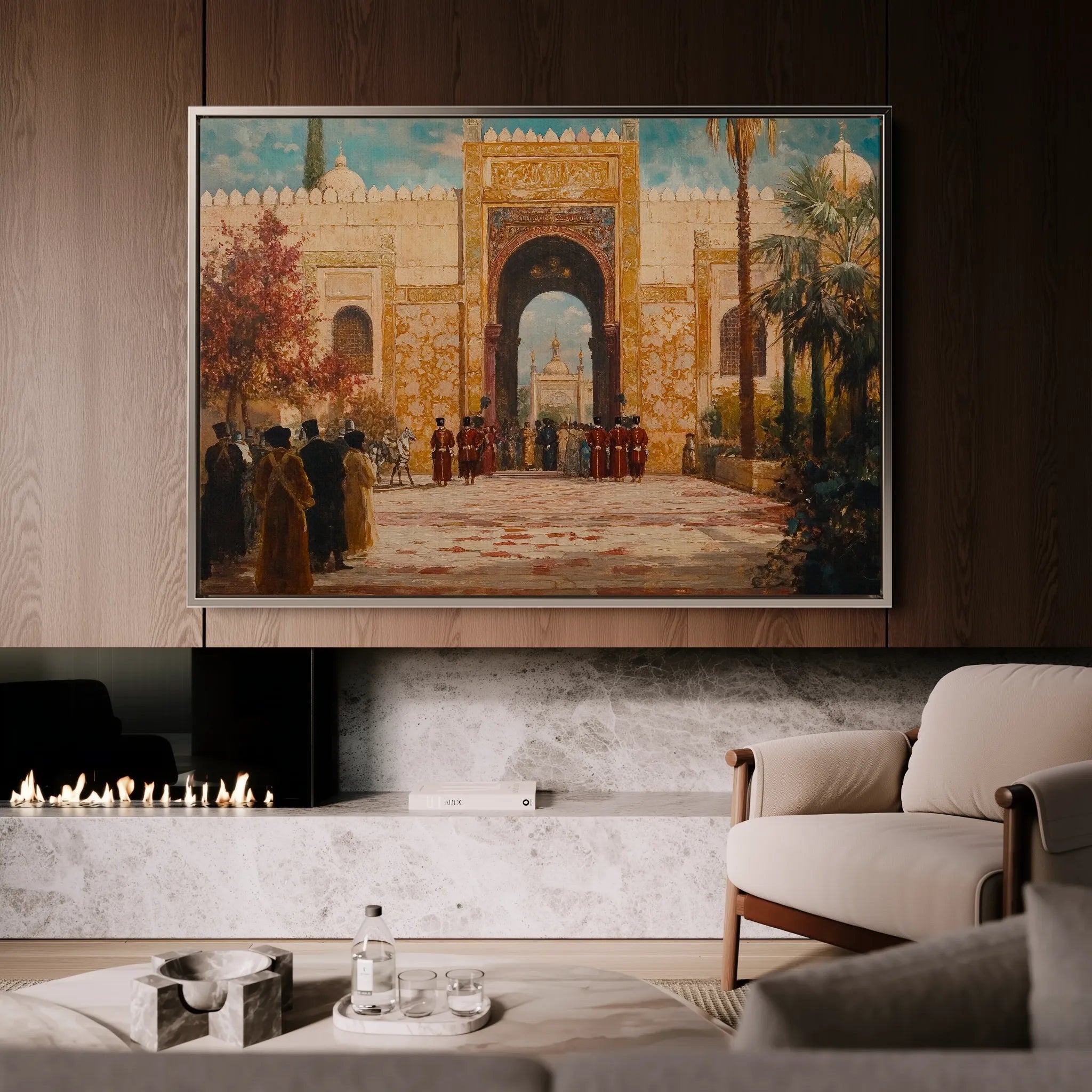 Orientalist 075 Canvas Art 60 x 40 cm / Black