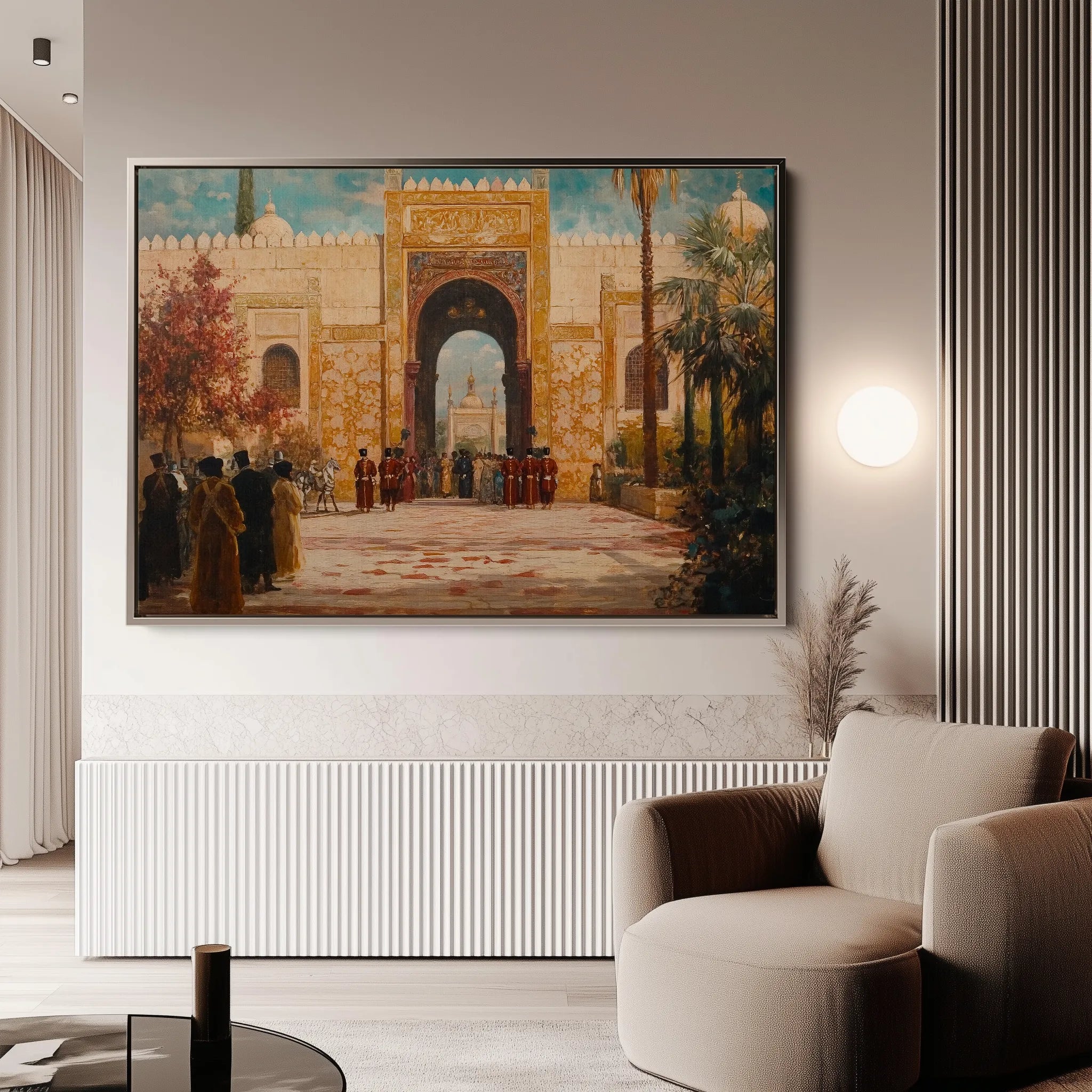Orientalist 075 Canvas Art 60 x 40 cm / Black