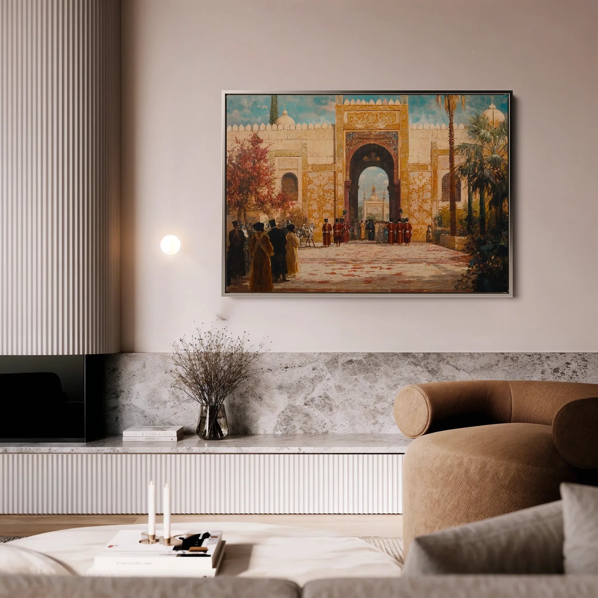 Orientalist 075 Canvas Art 60 x 40 cm / Black