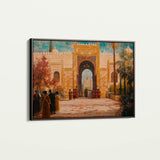 Orientalist 075 Canvas Art 60 x 40 cm / Black