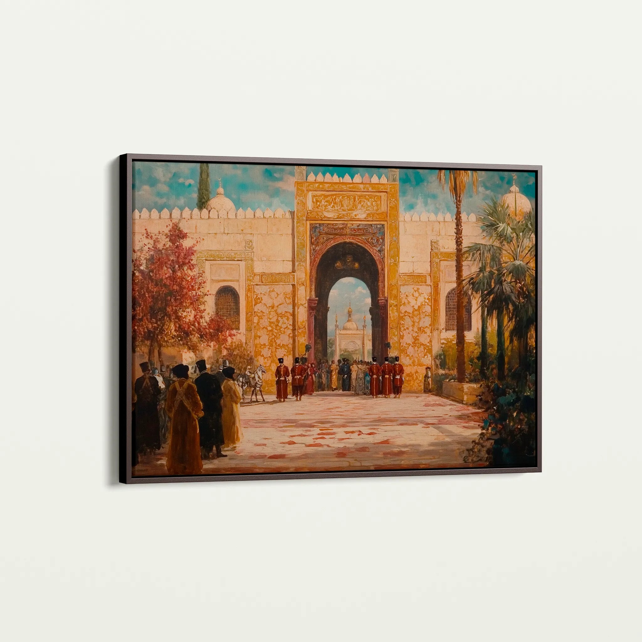 Orientalist 075 Canvas Art 60 x 40 cm / Black