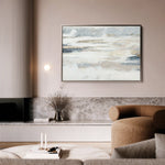 Abstract 076 Canvas Art 60 x 40 cm / Black