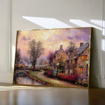 Landscape 076 Canvas Art 60 x 40 cm / Black