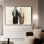 Palestine 076 Canvas Art 60 x 40 cm / Black