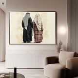 Palestine 076 Canvas Art 60 x 40 cm / Black
