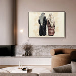 Palestine 076 Canvas Art 60 x 40 cm / Black