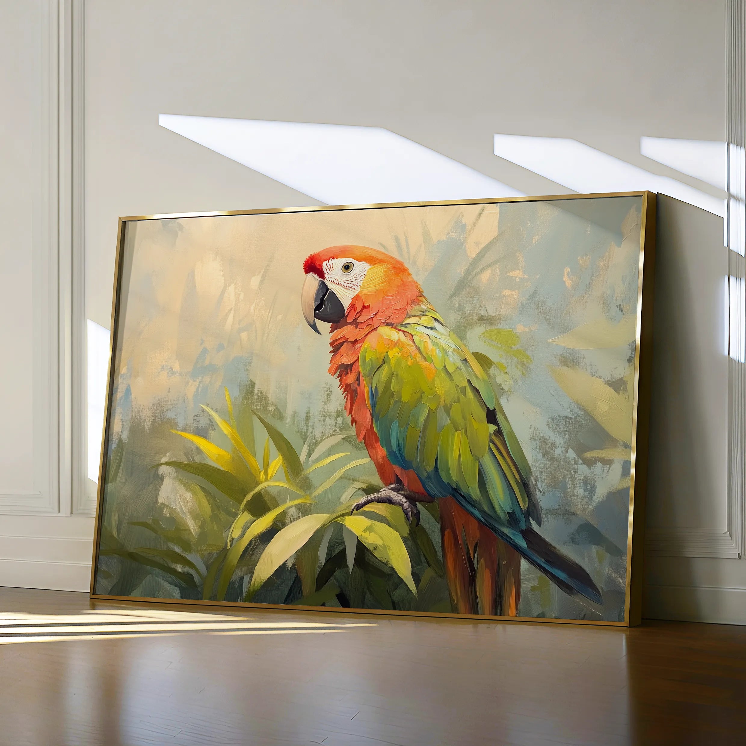 Animals 077 Canvas Art 60 x 40 cm / Black