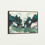 Abstract 077 Canvas Art 60 x 40 cm / Black