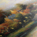 Landscape 077 Canvas Art 60 x 40 cm / Black