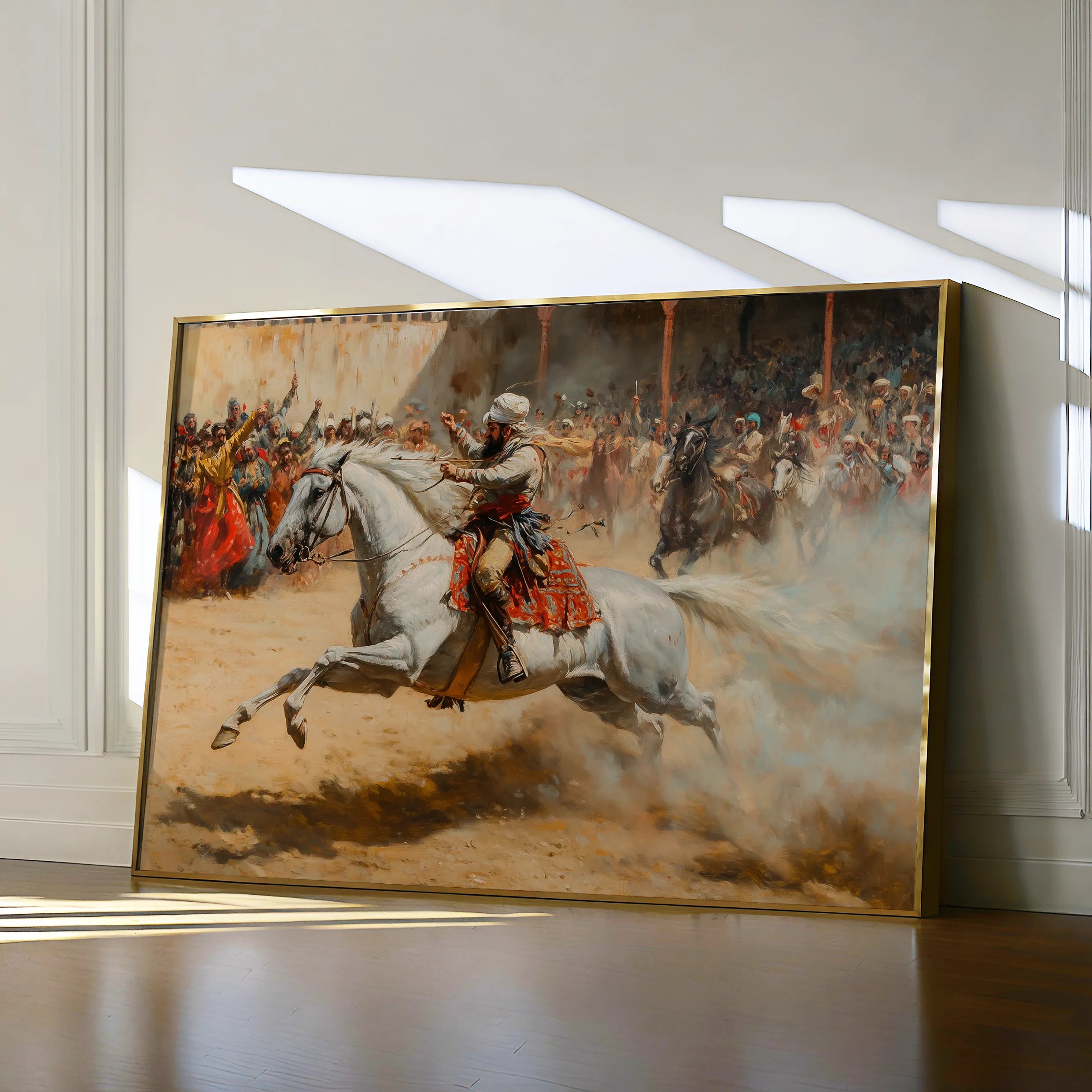 Orientalist 077 Canvas Art 60 x 40 cm / Black