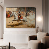 Orientalist 077 Canvas Art 60 x 40 cm / Black