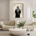 Palestine 077 Canvas Art 60 x 40 cm / Black
