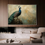 Animals 078 Canvas Art 60 x 40 cm / Black
