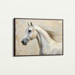 Horses 078 Canvas Art 60 x 40 cm / Black