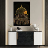 Palestine 078 Canvas Art 60 x 40 cm / Black