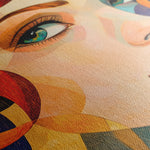 Portrait 078 Canvas Art 60 x 40 cm / Black