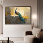 Animals 079 Canvas Art 60 x 40 cm / Black