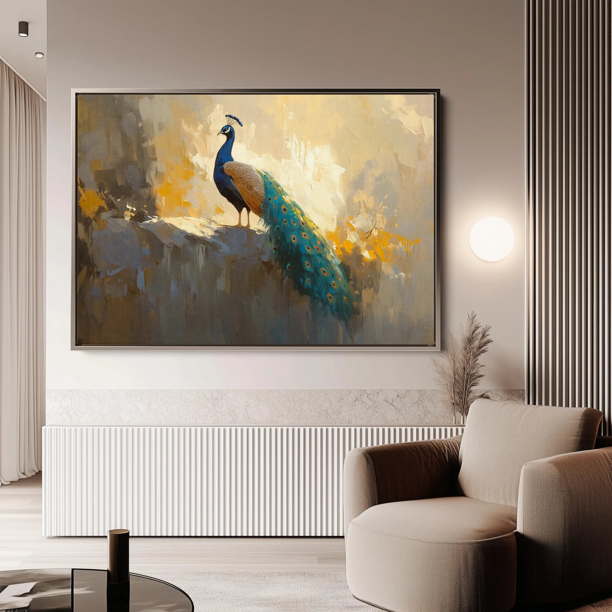 Animals 079 Canvas Art 60 x 40 cm / Black