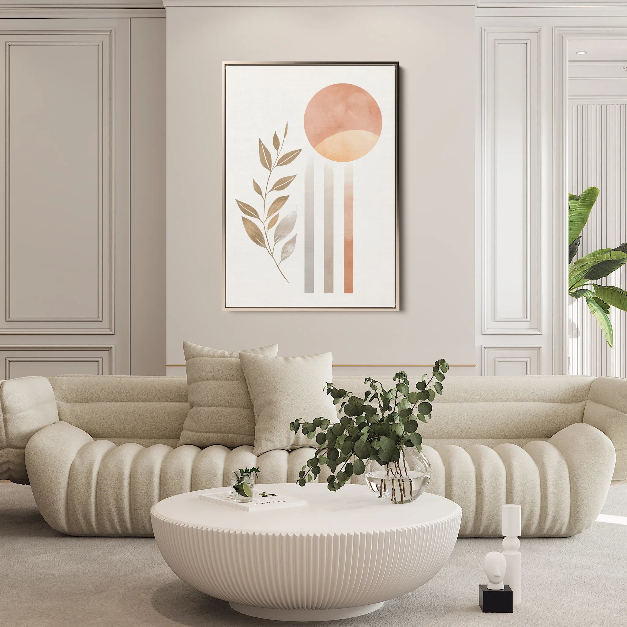 Boho 079 Canvas Art 60 x 40 cm / Black