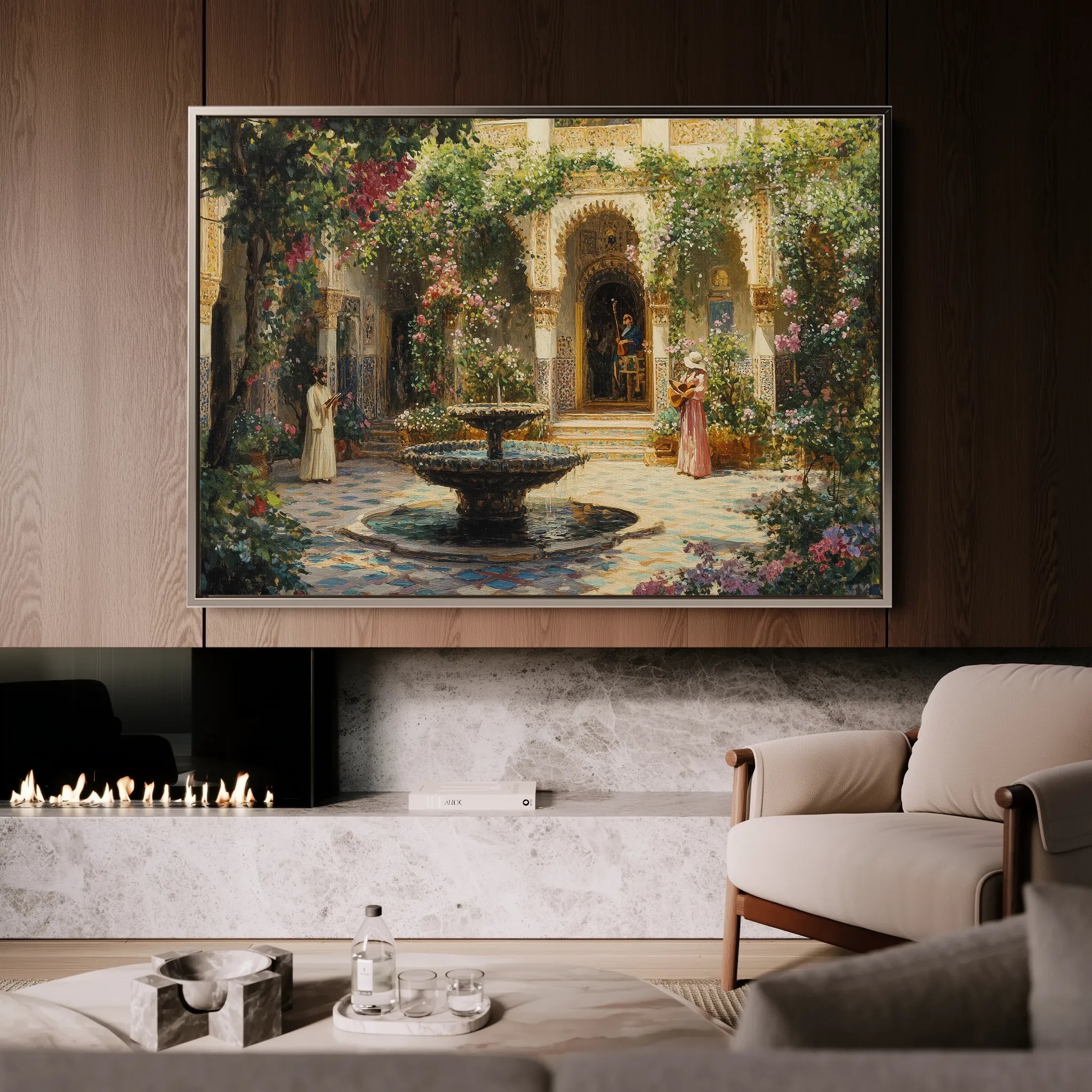Orientalist 079 Canvas Art 60 x 40 cm / Black