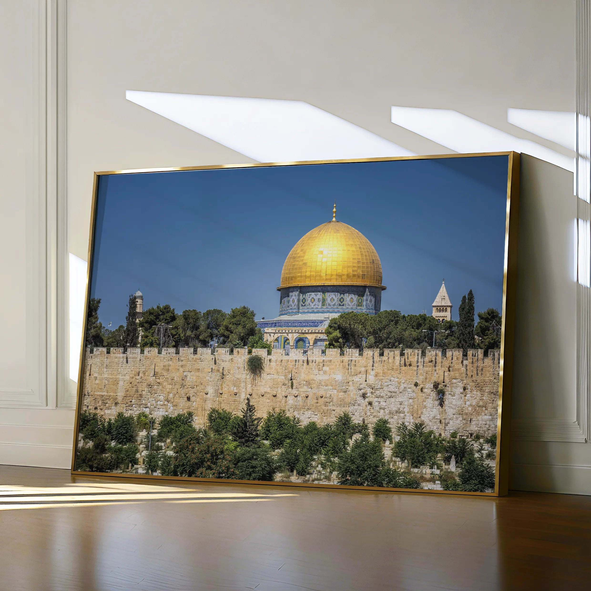 Palestine 079 Canvas Art 60 x 40 cm / Black