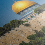 Palestine 079 Canvas Art 60 x 40 cm / Black