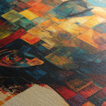 Portrait 079 Canvas Art 60 x 40 cm / Black