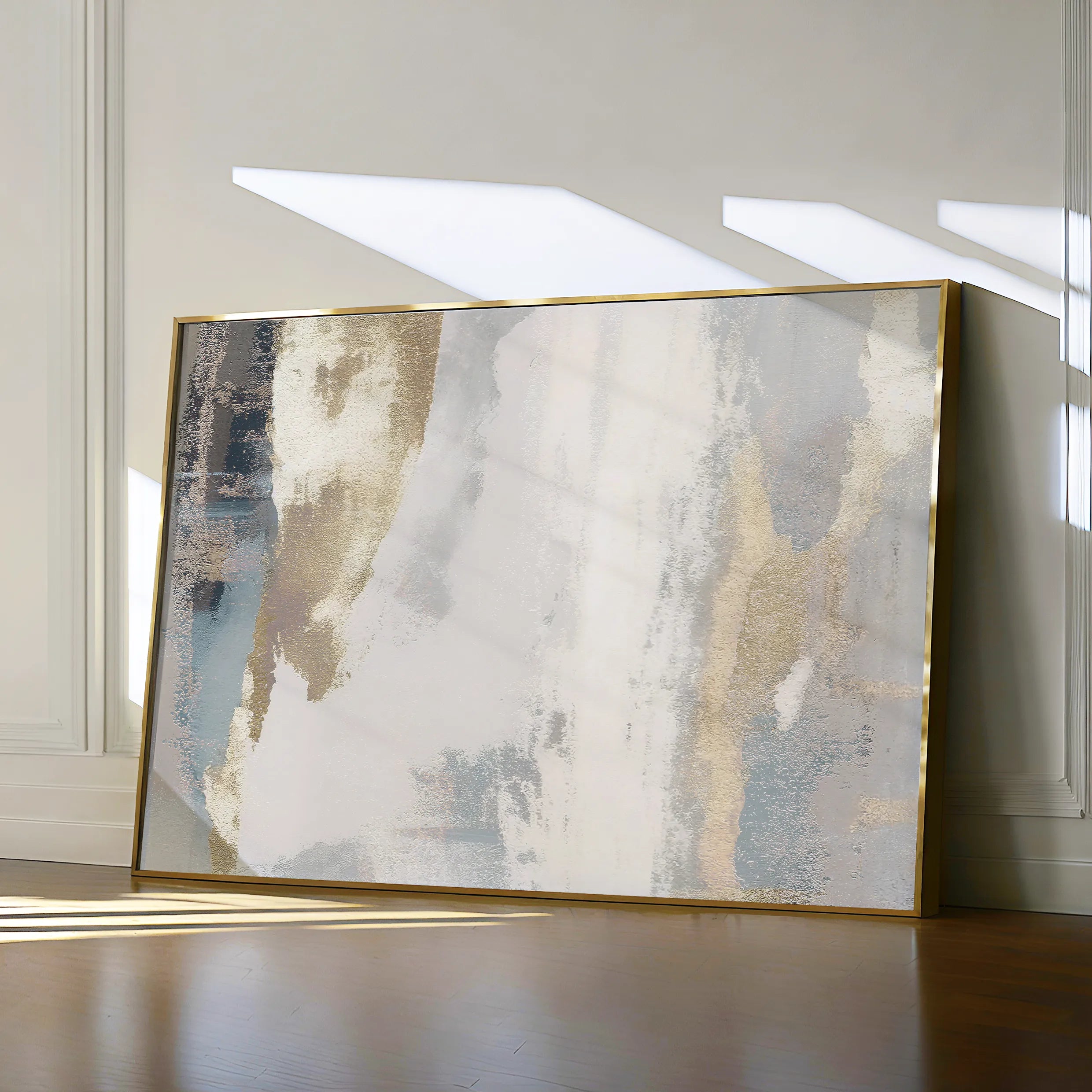 Abstract 080 Canvas Art 60 x 40 cm / Black