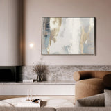 Abstract 080 Canvas Art 60 x 40 cm / Black