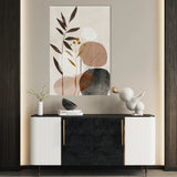 Boho 080 Canvas Art 60 x 40 cm / Black