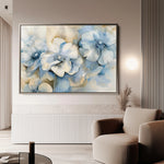 Floral 080 Canvas Art 60 x 40 cm / Black