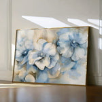 Floral 080 Canvas Art 60 x 40 cm / Black