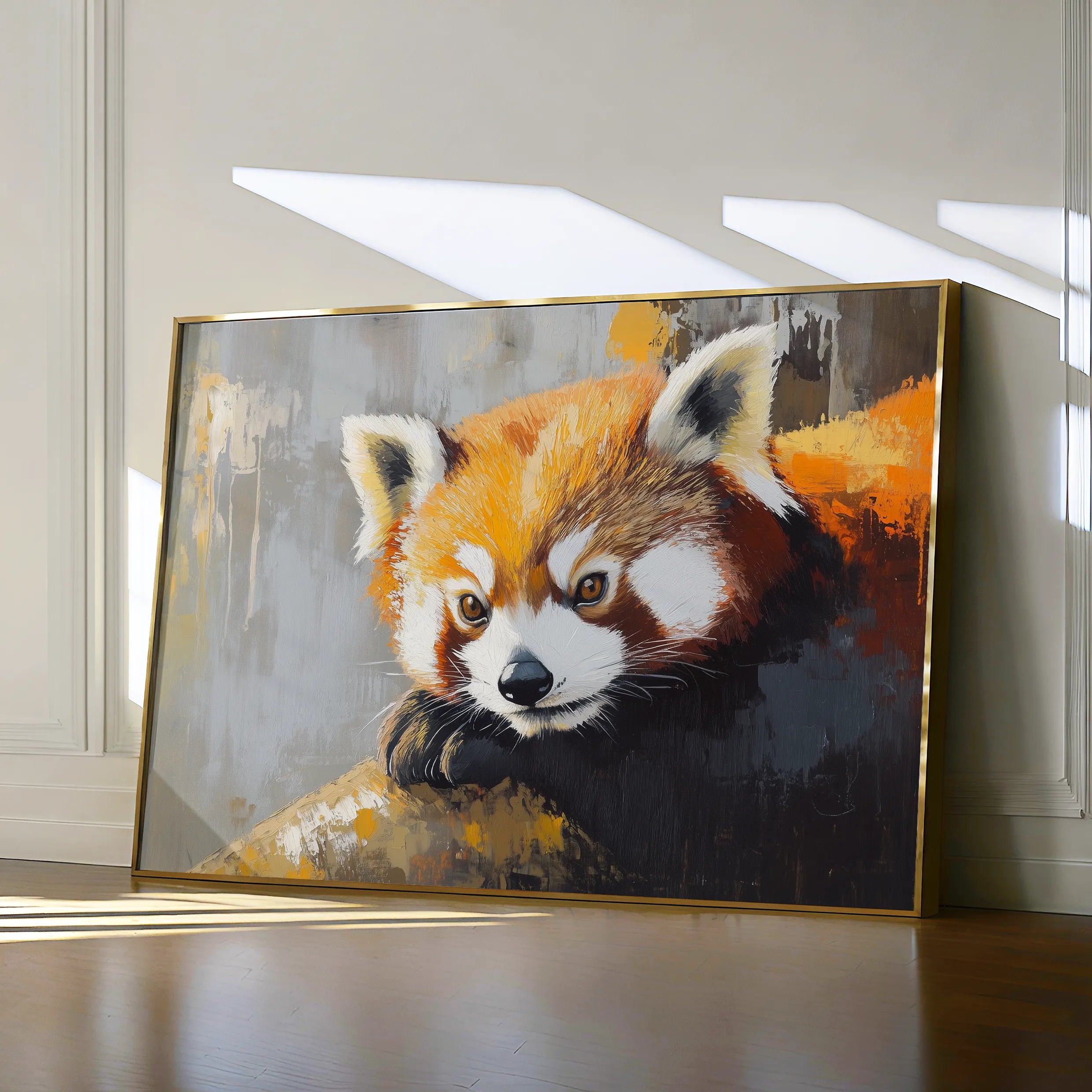 Animals 081 Canvas Art 60 x 40 cm / Black