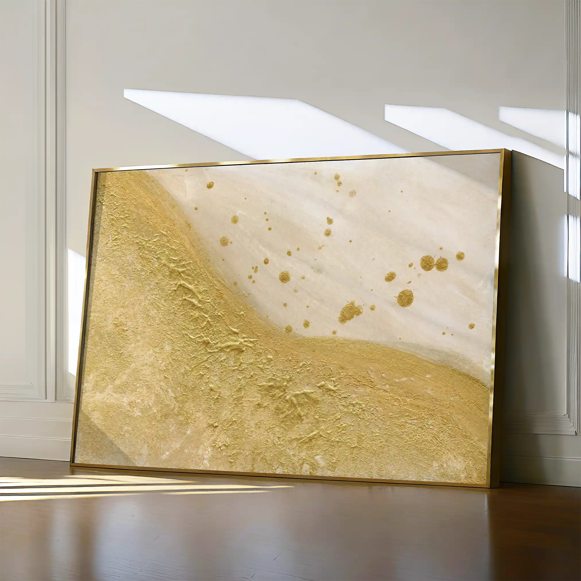 Abstract 081 Canvas Art 60 x 40 cm / Black