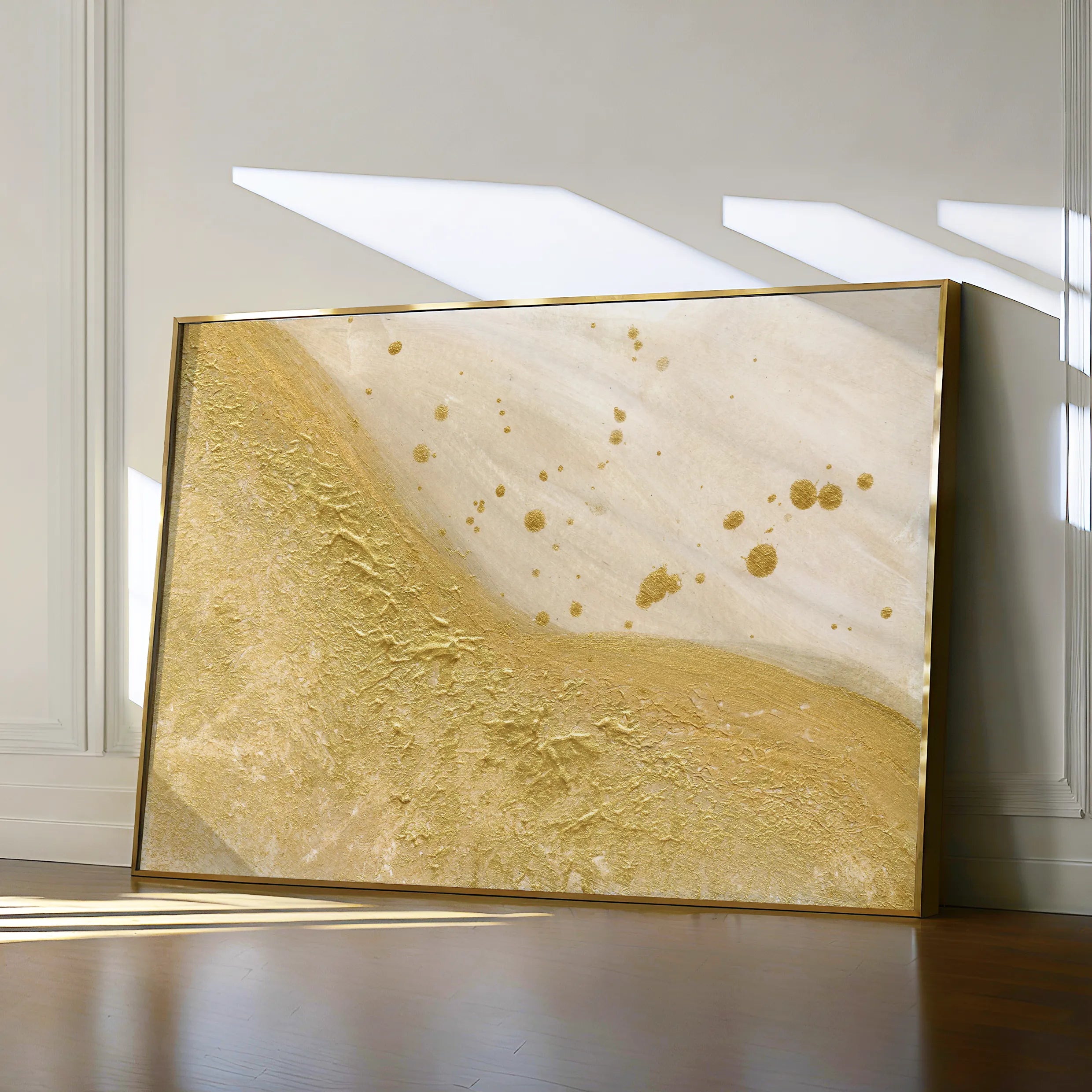 Abstract 081 Canvas Art 60 x 40 cm / Black
