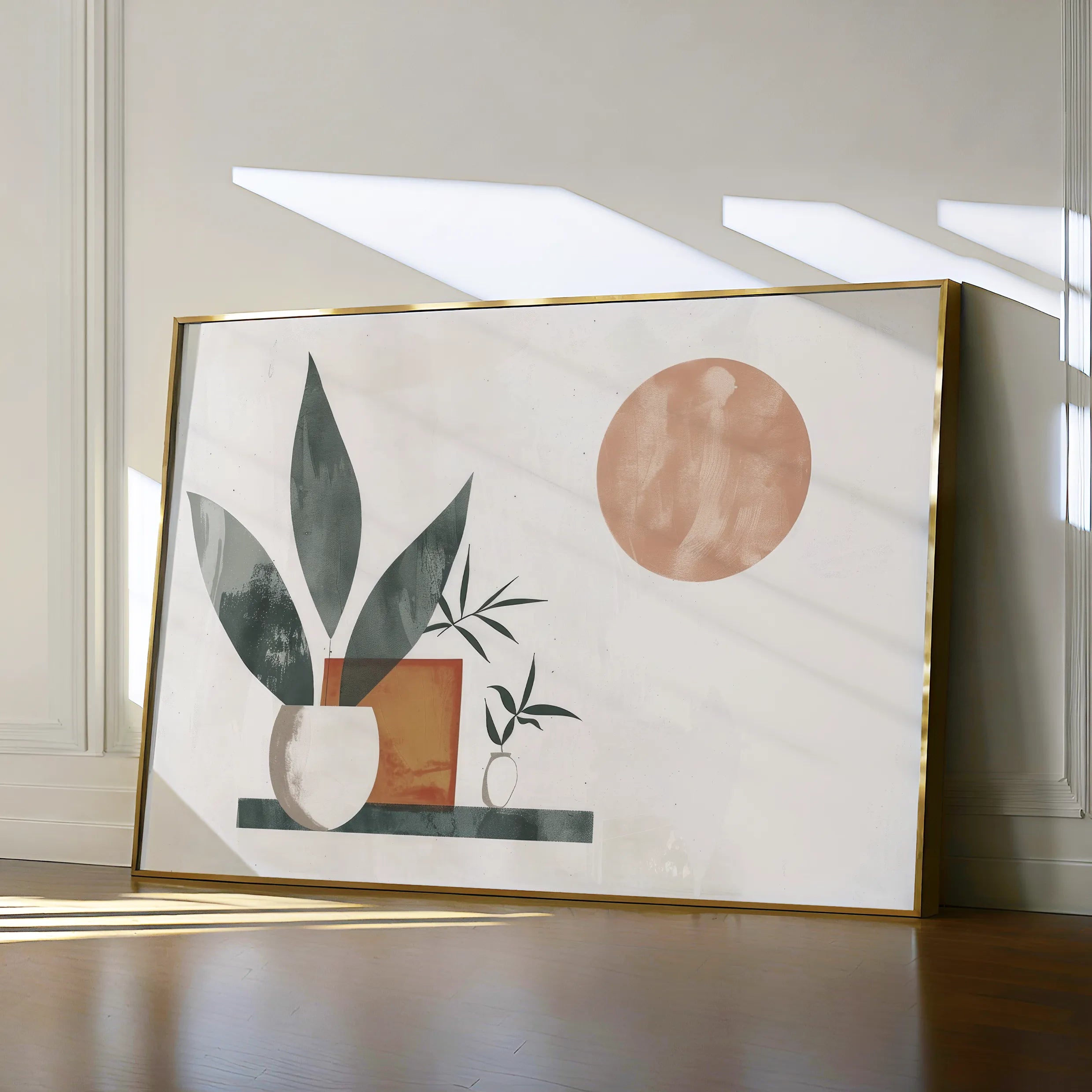 Boho 081 Canvas Art 60 x 40 cm / Black