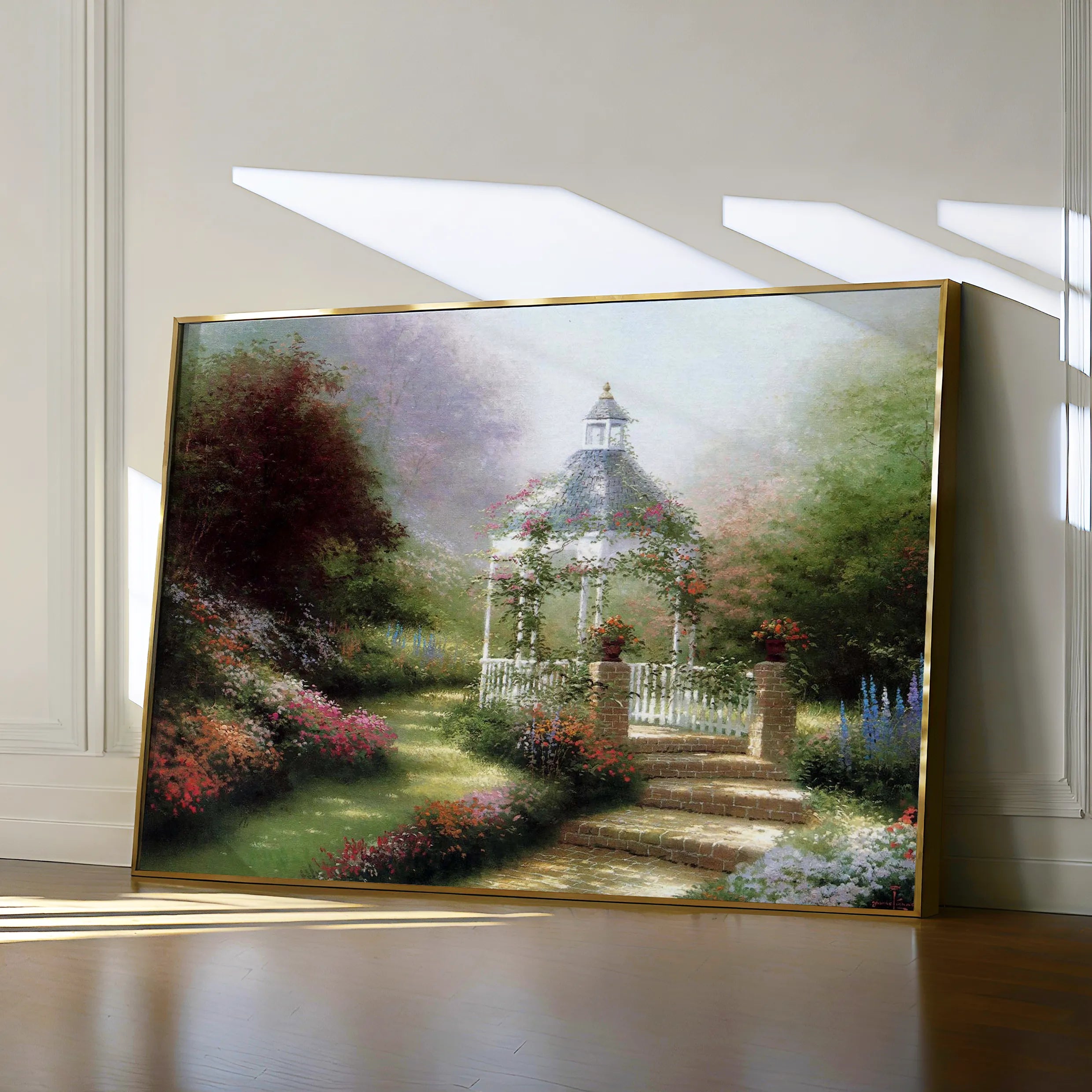 Landscape 081 Canvas Art 60 x 40 cm / Black