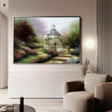 Landscape 081 Canvas Art 60 x 40 cm / Black